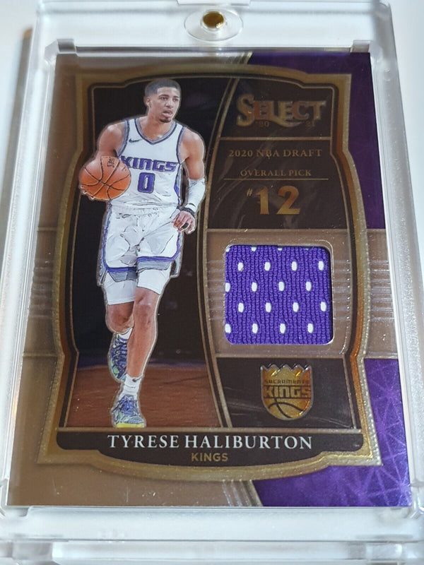 2020-21 Panini Select Tyrese Haliburton Rookie #PATCH Jersey RC - Ready to Grade