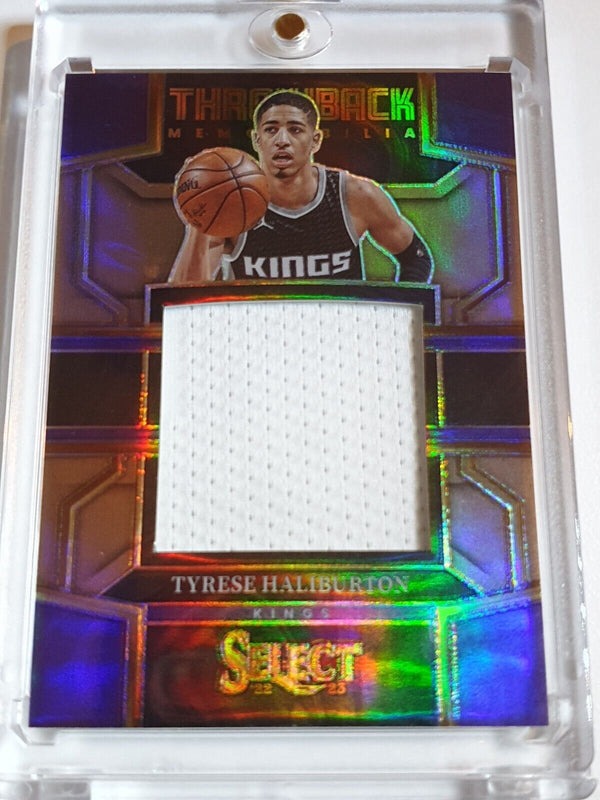 2022 Panini Select Tyrese Haliburton #PATCH COPPER /49 Game Worn Jersey - Rare