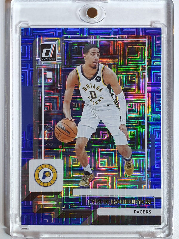2022 Panini Donruss Tyrese Haliburton #47 BLUE CHOICE /49 Holo - Ready to Grade