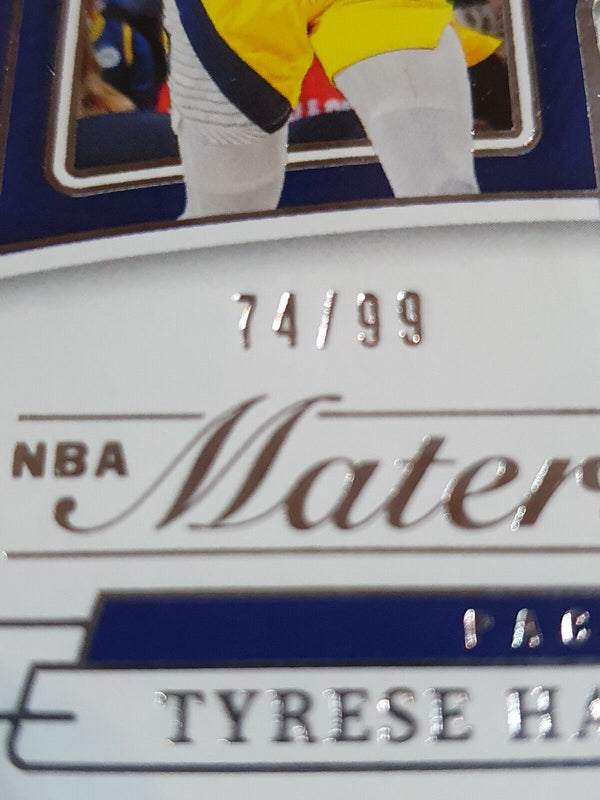 2022 National Treasures Tyrese Haliburton #PATCH /99 Game Worn Jersey - Rare