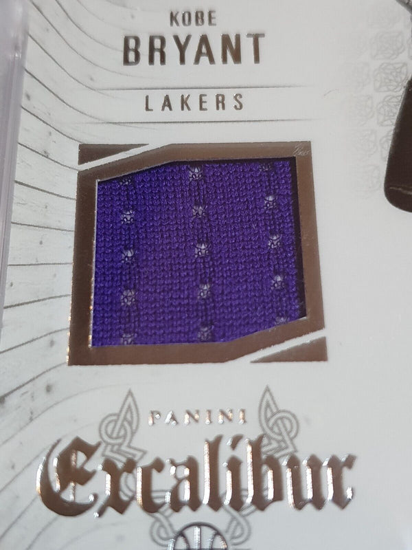 2014 Panini Excalibur Kobe Bryant #PATCH Game Worn Jersey - PSA 9 (POP 6)
