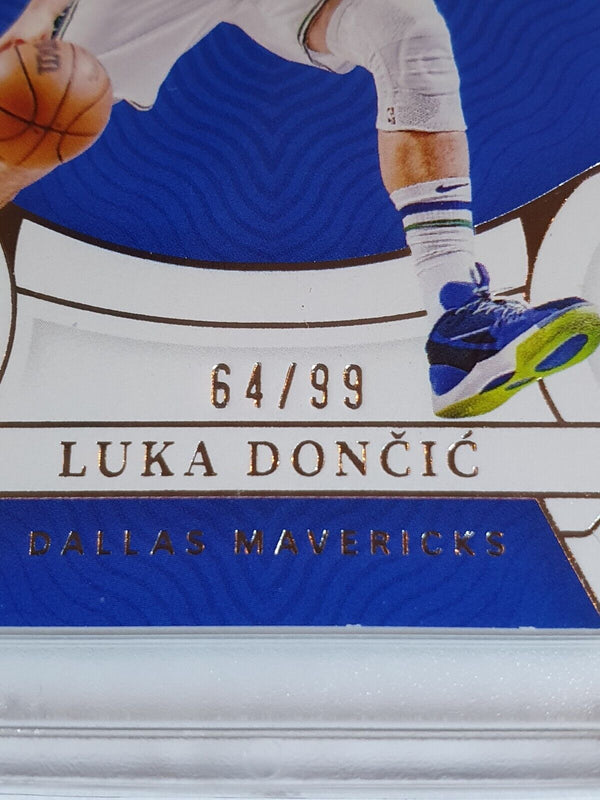 2021 Panini National Treasures Luka Doncic #67 SILVER /99 Foil Edition - Rare