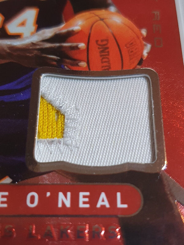 2012 Totally Certified Shaquille O'Neal #PATCH PRIME RED /49 Game Worn Jersey