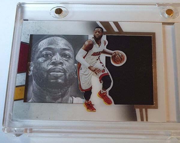 2014 Preferred Dwyane Wade #PATCH Booklet /99 Game Worn Jumbo Dual Jerseys