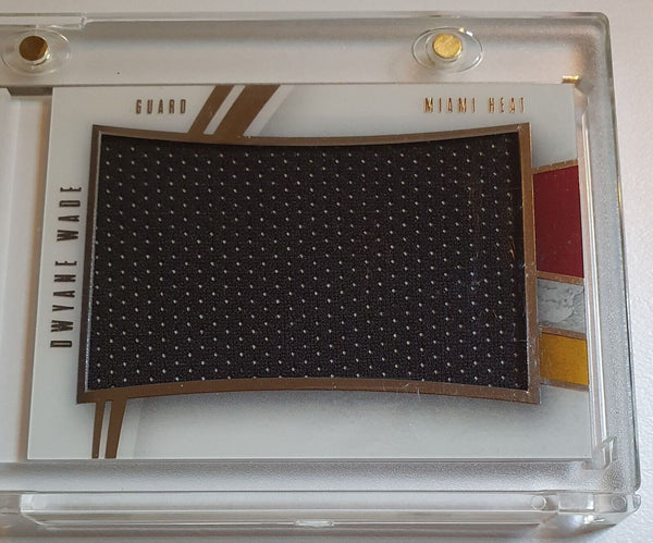 2014 Preferred Dwyane Wade #PATCH Booklet /99 Game Worn Jumbo Dual Jerseys