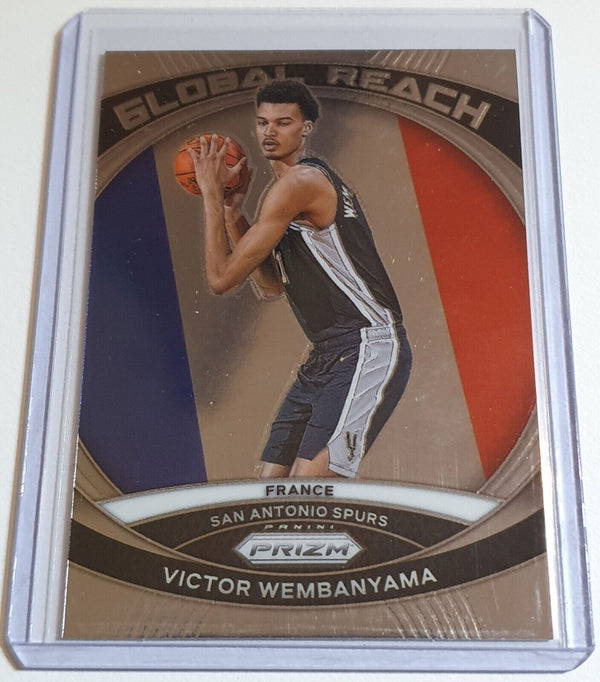 2023 Panini Prizm Victor Wembanyama Rookie #2 Global Reach RC - Ready to Grade