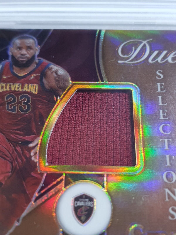 2020 Select Lebron James #PATCH COPPER /49 Game Dual Jerseys - PSA 9 (POP 6)