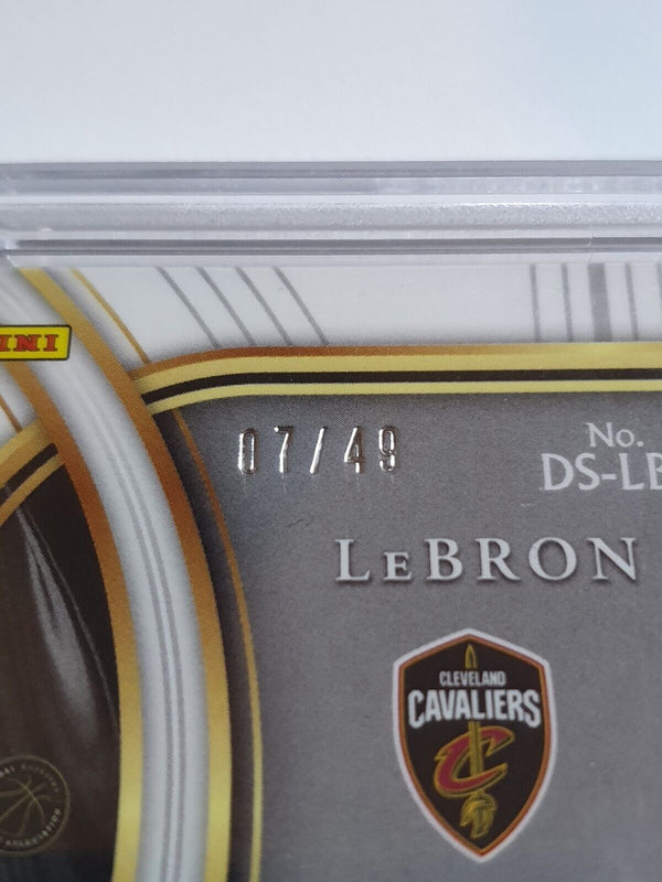 2020 Select Lebron James #PATCH COPPER /49 Game Dual Jerseys - PSA 9 (POP 6)