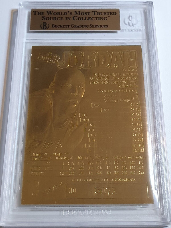 1994-98 Bleachers Michael Jordan 23K GOLD 1997-98 Z-Force - BGS 9.5 (POP 8)