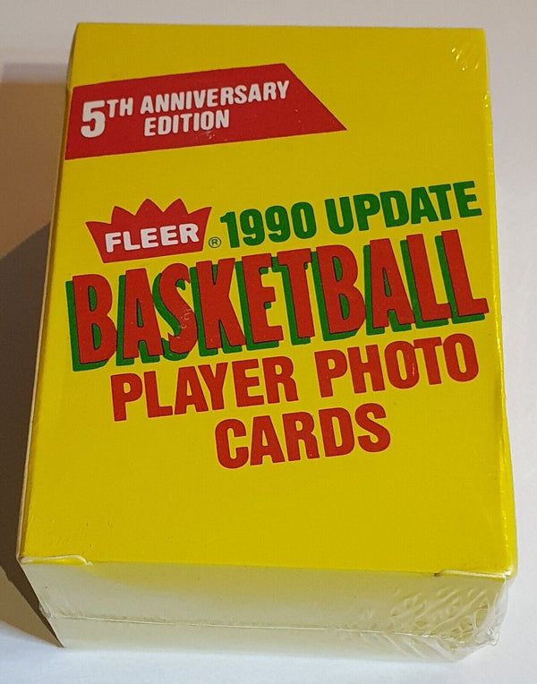 1990 Fleer Update NBA Basketball Box (COMPLETE 100 Cards) - Factory Sealed