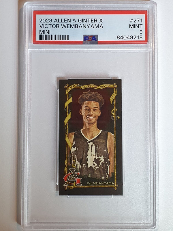 2023 Topps Allen & Ginter X Victor Wembanyama Rookie MINI RC - PSA 9 (POP 14)