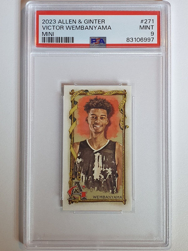 2023 Topps Allen & Ginter Victor Wembanyama Rookie MINI RC - PSA 9 (POP 21)