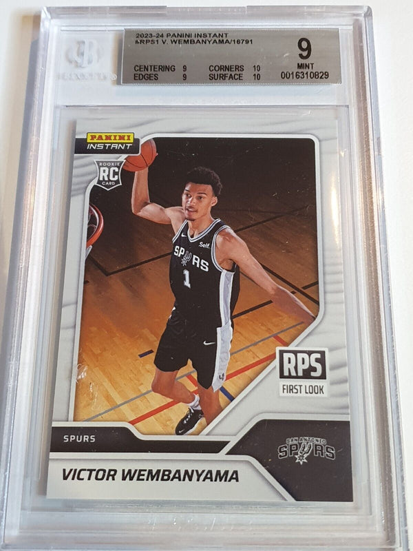 2023 Panini Instant Victor Wembanyama Rookie #RPS-1 /16791 RC - BGS 9 (LOW POP)