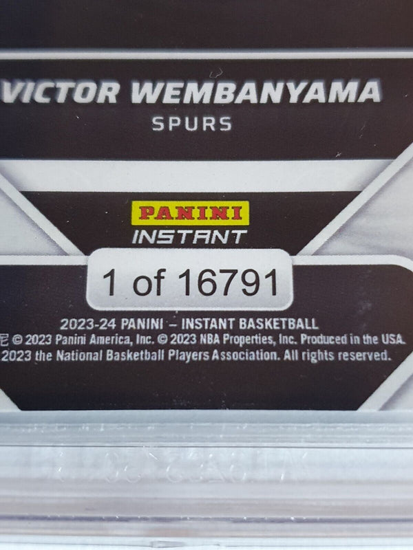 2023 Panini Instant Victor Wembanyama Rookie #RPS-1 /16791 RC - BGS 9 (LOW POP)