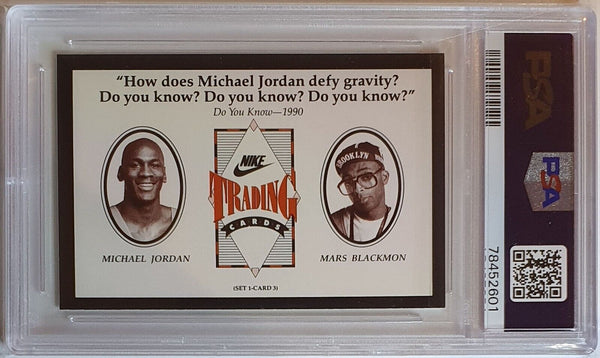 1991 Nike Michael Jordan & Spike Lee #3 Do You Know 1990 - PSA 9 (Low POP)