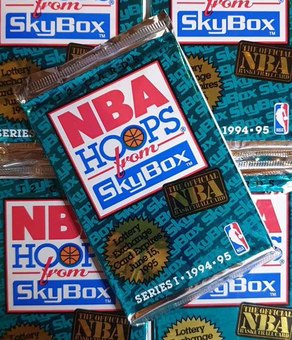 1994-95 NBA Hoops Basketball  Series 1 Pack - Factory Sealed Packs