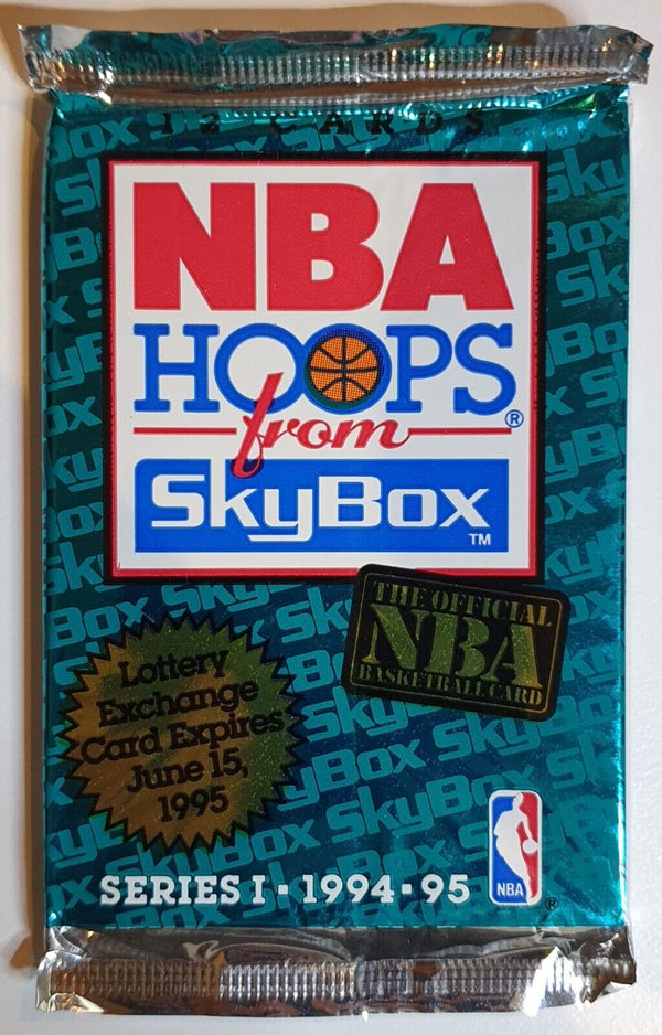 1994-95 NBA Hoops Basketball  Series 1 Pack - Factory Sealed Packs