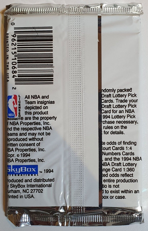 1994-95 NBA Hoops Basketball  Series 1 Pack - Factory Sealed Packs