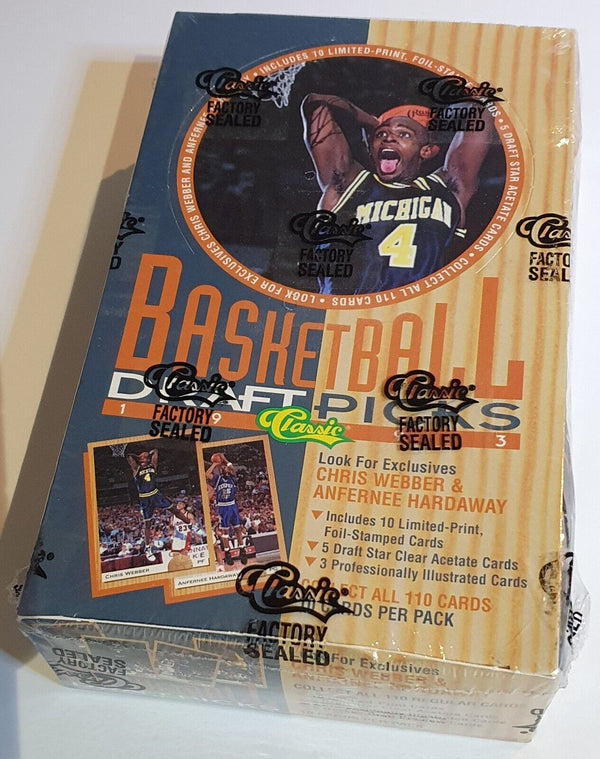 1993-94 Classic Basketball Draft Picks Box - Factory Sealed