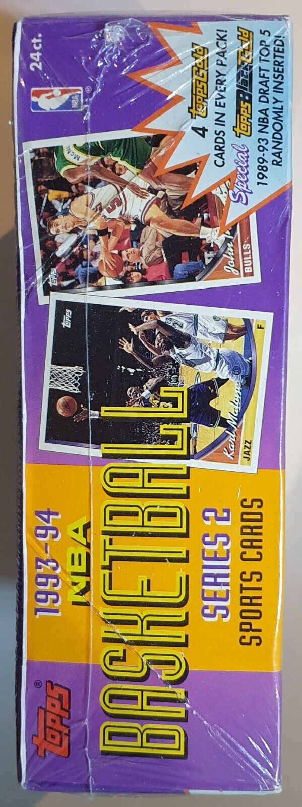 1993-94 Topps NBA Basketball Series 2 Box Jumbo Packs - Factory Sealed