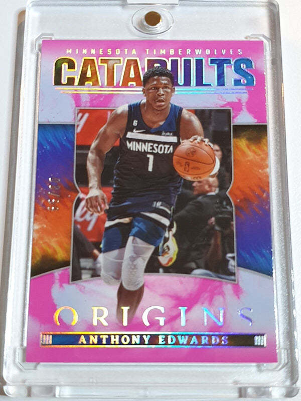 2022 Panini Origins Anthony Edwards #16 PINK /99 Catapults - Ready to Grade