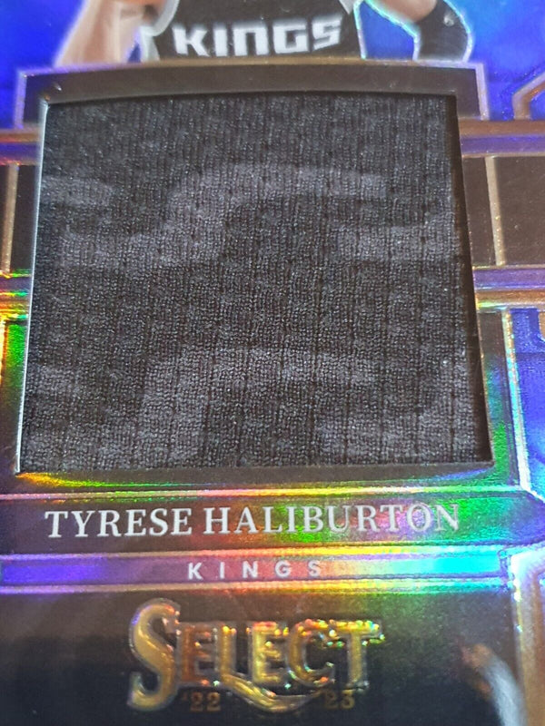 2022 Panini Select Tyrese Haliburton #PATCH BLUE /75 Game Worn Jersey - Rare