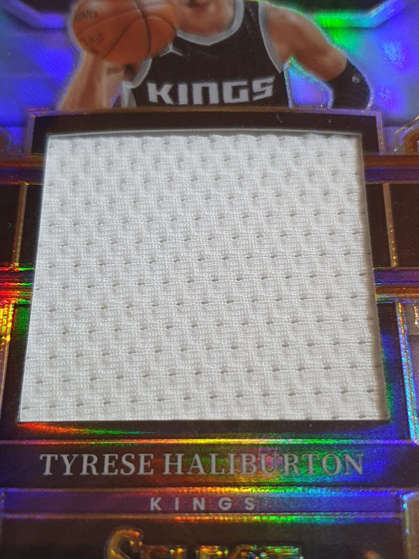 2022 Panini Select Tyrese Haliburton #PATCH SILVER Game Worn Jersey - Rare