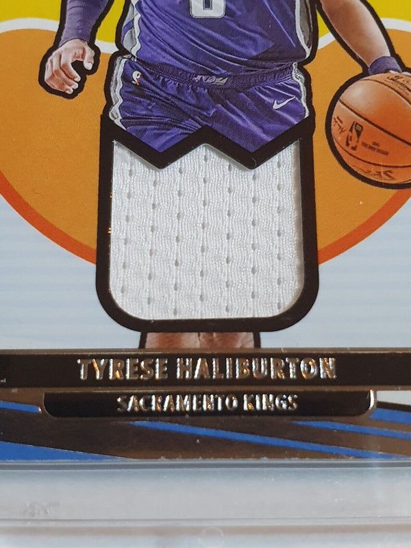 2020 Panini Donruss Tyrese Haliburton Rookie #PATCH Jersey Kings RC - Rare