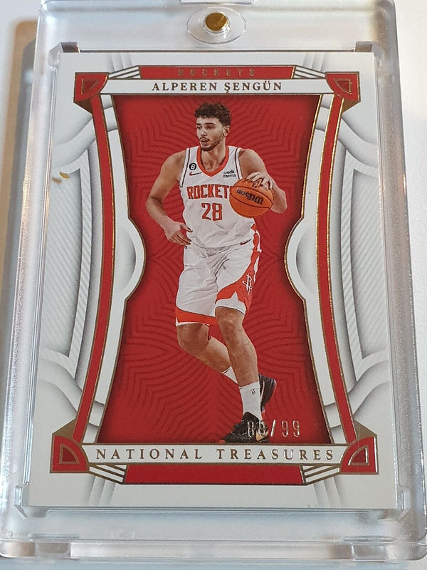 2022 Panini National Treasures Alperen Sengun #2 SILVER /99 Foil Edition - Rare