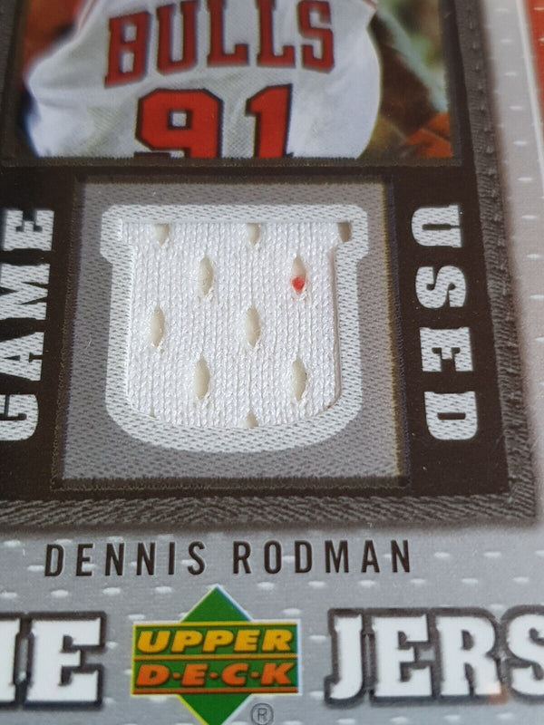 2007 Upper Deck Dennis Rodman #PATCH Game Worn Jersey - PSA 10 (POP 2)