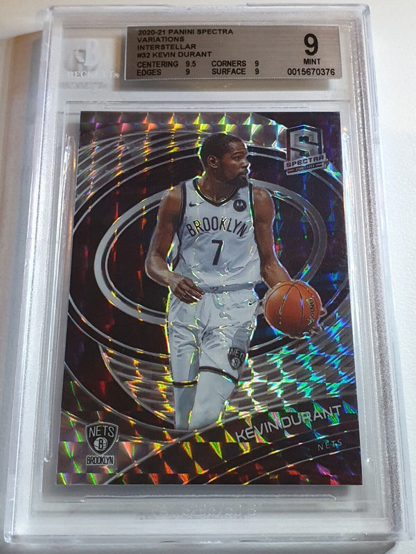 2020 Spectra Kevin Durant #32 Variation INTERSTELLAR /49 - BGS 9 (POP 1)