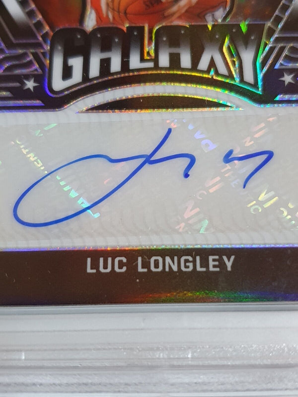 2021 Obsidian Luc Longley AUTO Galaxy /149 Holo Autographs PSA 10 (POP 1)