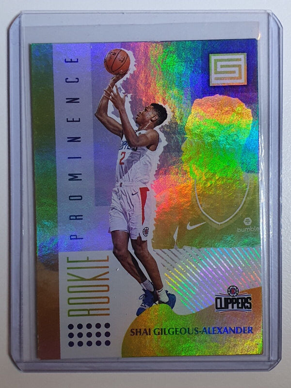 2018 Panini Status Shai Gilgeous-Alexander Rookie #11 Prominence - Rare