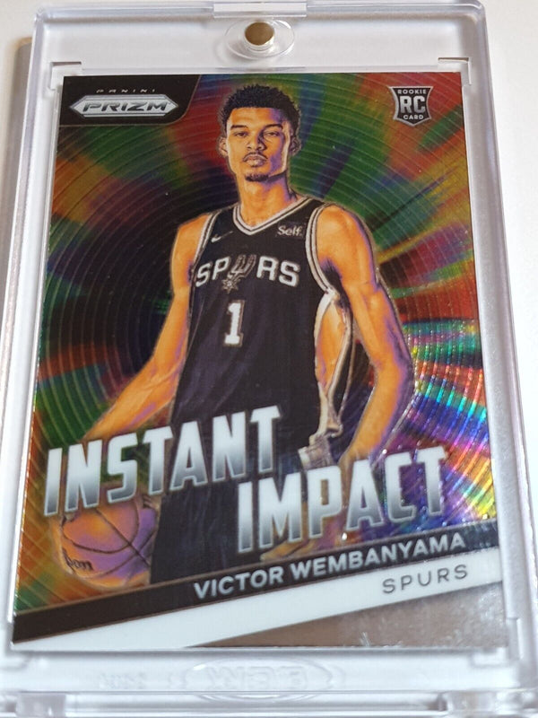 2023 Panini Prizm Victor Wembanyama Rookie #3 Instant Impact RC - Ready to Grade