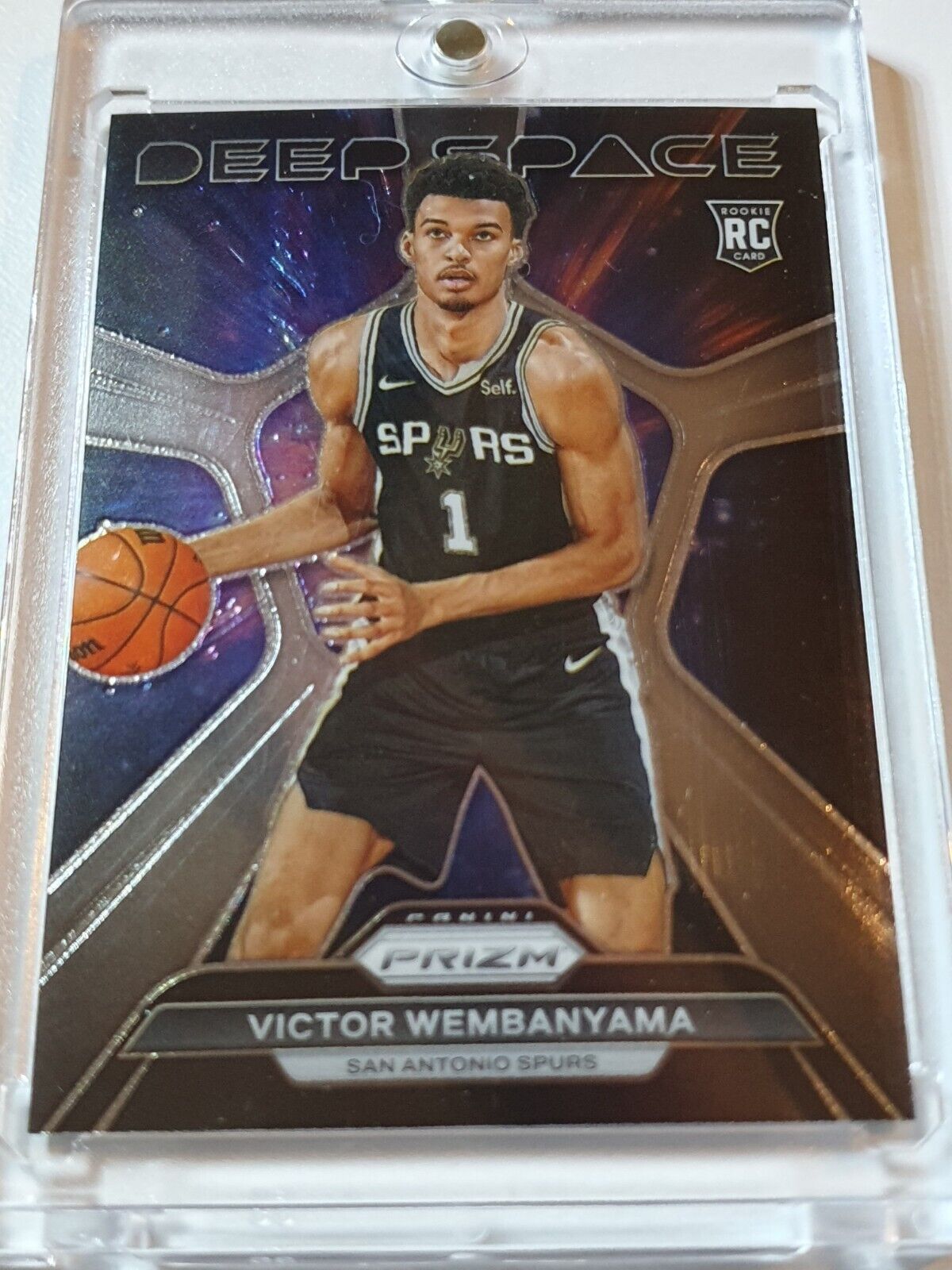 2023 Panini Prizm Victor Wembanyama Rookie #1 Deep Space RC