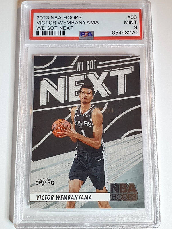 2023 Panini NBA Hoops Victor Wembanyama #33 We Got Next RC - PSA 9 (LOW POP)