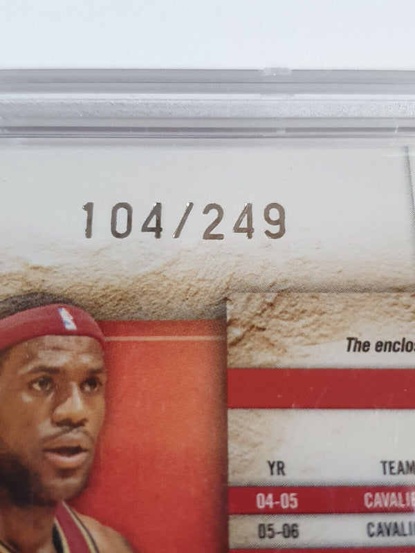 2009 Panini Studio Lebron James #PATCH /249 Game Jersey - PSA 9 (POP 2)