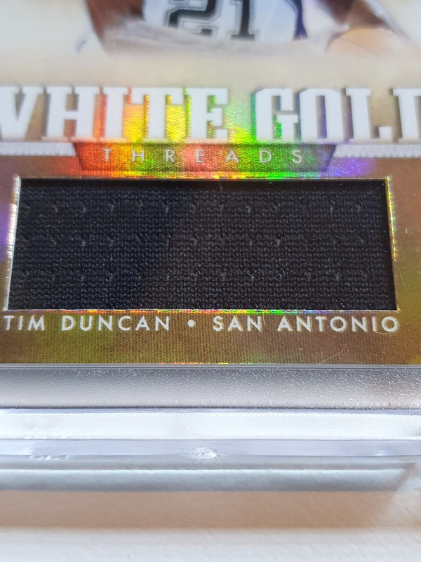 2012 Panini Gold Standard Tim Duncan #PATCH /99 Game Worn Jersey - Rare