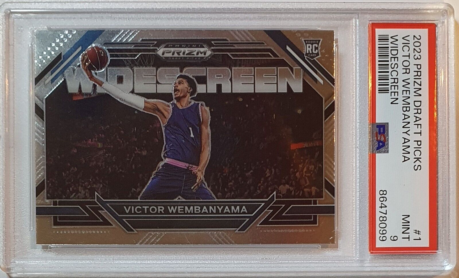 2023 Panini Prizm DPs Victor Wembanyama Rookie #1 Widescreen RC