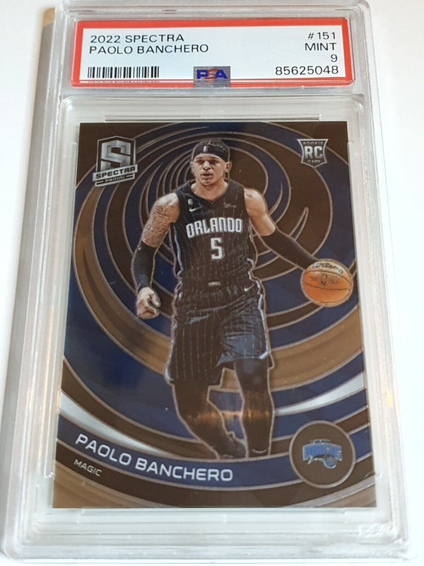 2022 Panini Spectra Paolo Banchero Rookie #151 RC - PSA 9 (POP 8)