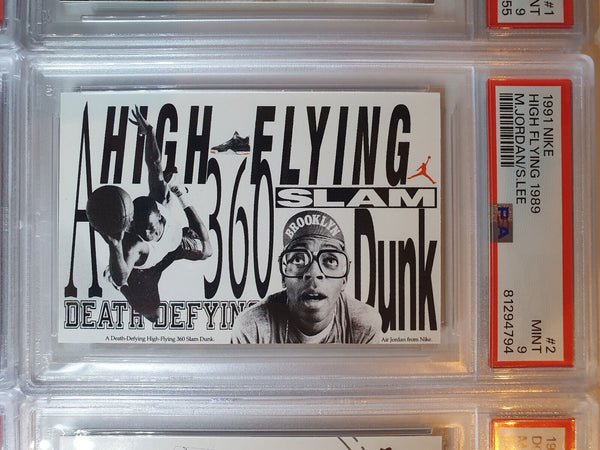 1991 Nike Michael Jordan & Spike Lee COMPLETE 6 Card Set - ALL PSA 9 (Low POP)
