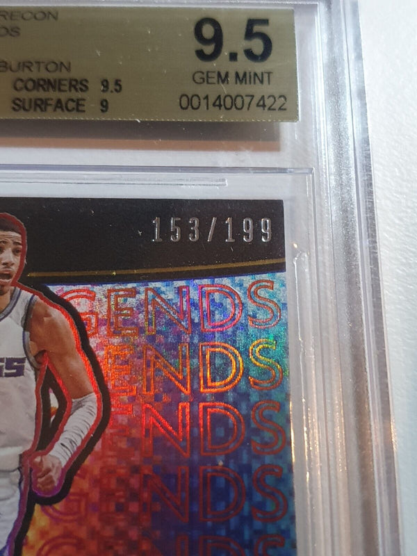 2020 Recon Tyrese Haliburton Rookie #4 RED Holo /199 Legends - BGS 9.5 (POP 1)