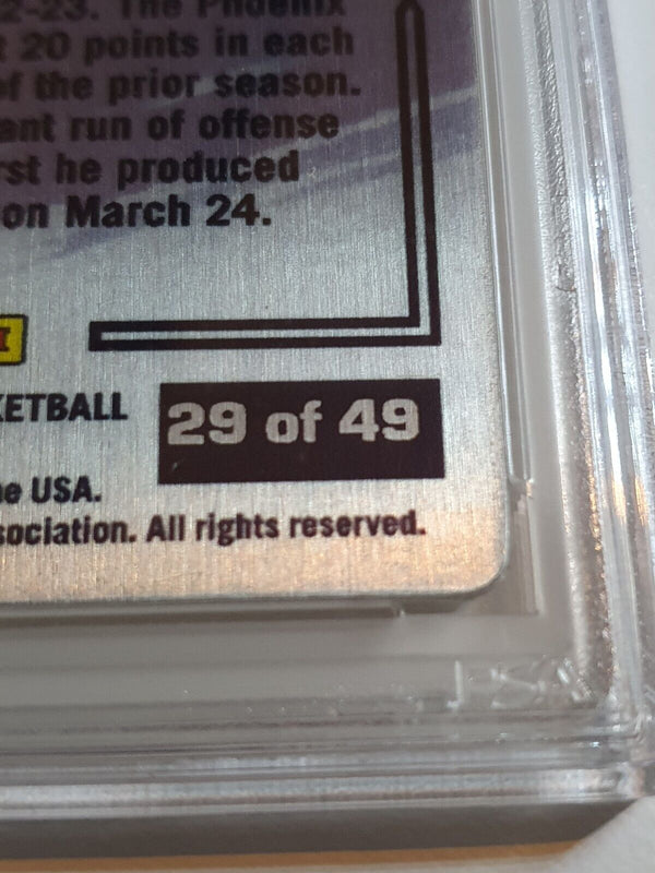 2022 Impeccable Devin Booker #13 PURPLE /49 Stainless Stars PSA 9 (POP 1)