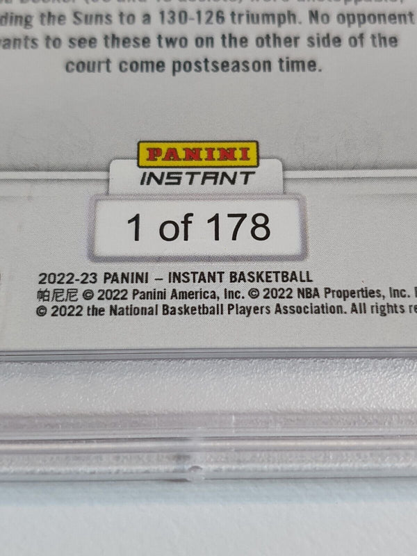 2022 Panini Instant #193 Kevin Durant Devin Booker /178  - PSA 9 (POP 4)