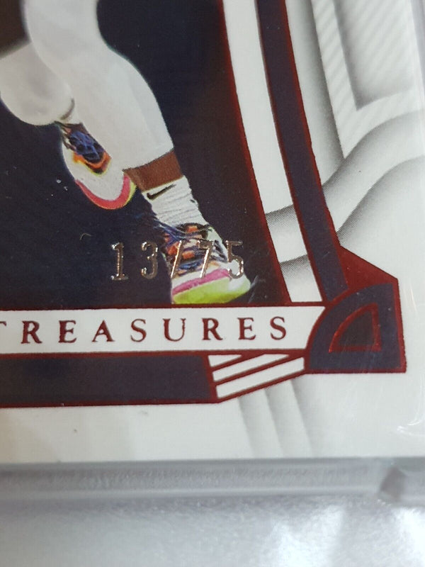2022 National Treasures Anthony Edwards #99 RED /75 Edition - PSA 9 (POP 1)
