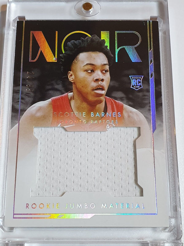 2021 Panini Noir Scottie Barnes Rookie #PATCH /99 Rookie Jumbo Materials - Rare