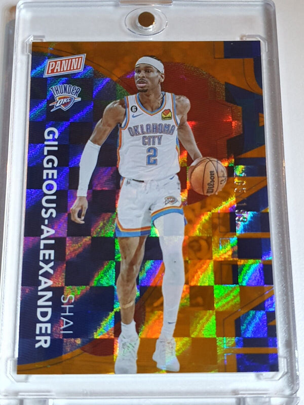 2023 Panini The National Shai Gilgeous-Alexander #50 ORANGE /199 Holo - Rare