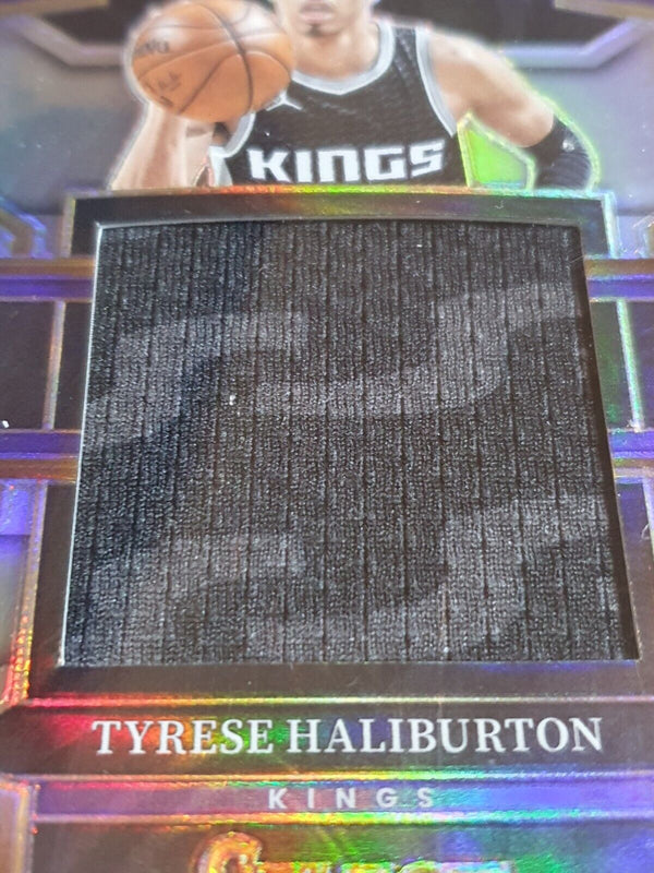 2022 Panini Select Tyrese Haliburton #PATCH SILVER Game Worn 2 Color Jersey